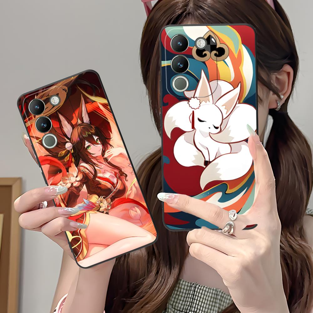 HSR Fugue Matte TPU Mobile Phone Case for VIVO V60 V50 V40 V30 V29 V27 V25 V23 Pro Lite 5G Colorful Printing Cover