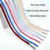 Three-Color Patchwork Macaron Shoelaces for Canvas, White Shoes - AJ1, AF1, Dunk