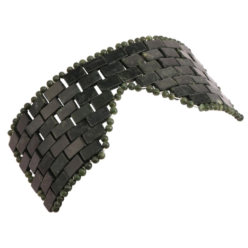 Jade Ögonmask Portabel Jade Sten Ansiktsmask Bekväm Grön Kylande Ögonmask Hem Skönhet SPA Salong Hudvård Skönhetsmassageapparat