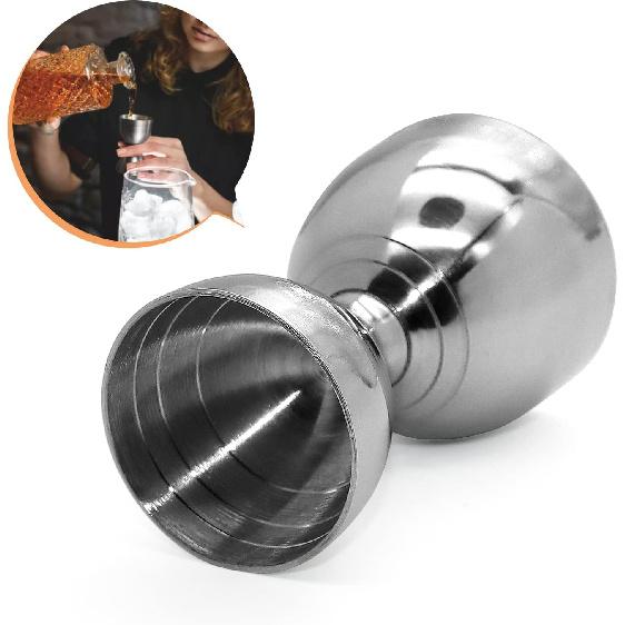 Bell Jigger Stainless Steel Bar Tool,Double head wine measuring device, Cocktail Measuring Jigger, Stainless Steel Measuring Tool for Bartenders With