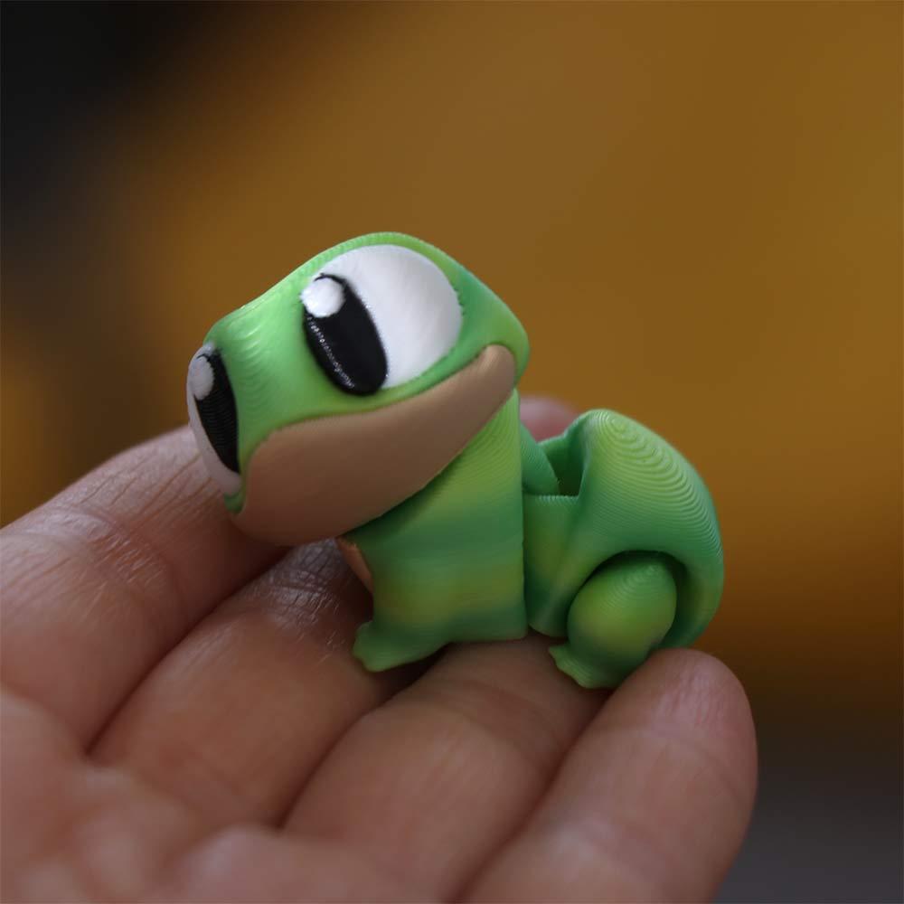 Collection Simulation Gecko Frog Model Joint Movable Frog Animals Ornaments  Computer Ornament