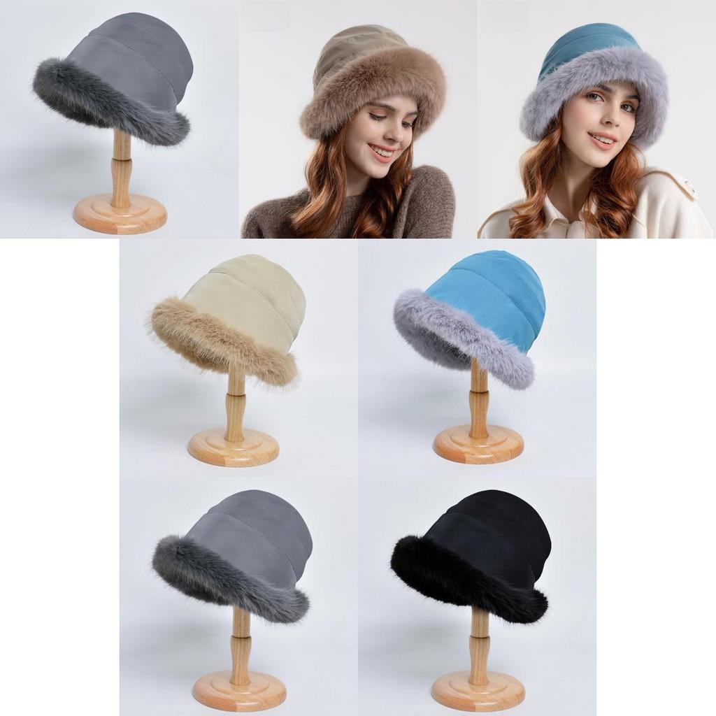 Winter Bucket Hat With Windproof Waterproof Features For Women Outdoor Use