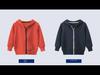 27kids 2024 Herbst/Winter Koreanischer Kinderfleecejacke Pullover - Reißverschluss, Trendige Babykleidung