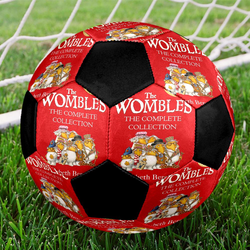 The Wombles Indoor Soccer Ball Colorful Machine Stitched PVC Size 5 Team Training Competition Ready Durable High-Bounce Cool Sports Gift