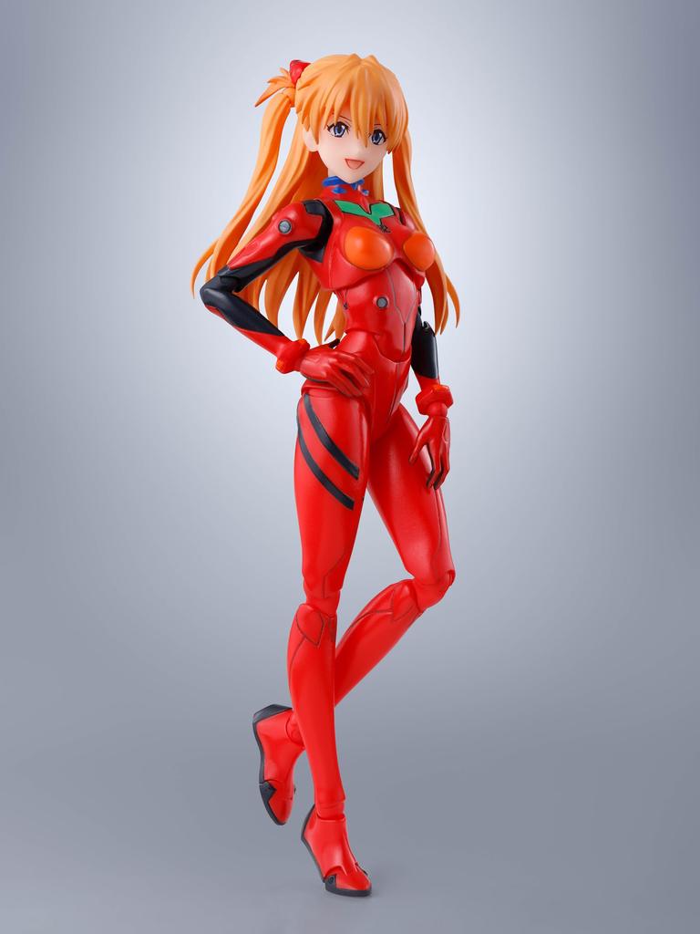 TAMASHII NATIONS New Theatrical Edition Shikinami Asuka approximately PVC painted action figure S.H.Figuarts Evangelion Langley, 135mm, & ABS,