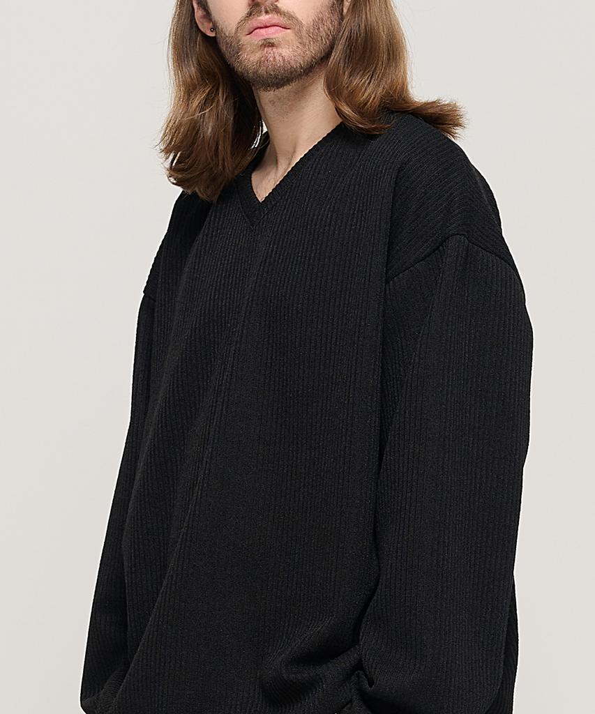 CARGOBROS Cb V-Neck Over-The-Knit (Black)