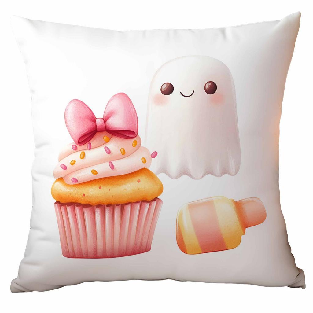 New Pink Halloween Pillow Cover Festive Home Cushion Pillow Cover Ornament Premium Durable Quality Useful Practical