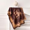 Design de Lux Imprimeu Cal de Război Eșarfă Groasă Femei Eșarfe de Iarnă Modă Mărime Mare Hijab Eșarfe Pentru Doamne Șaluri Împachetări Pashmina