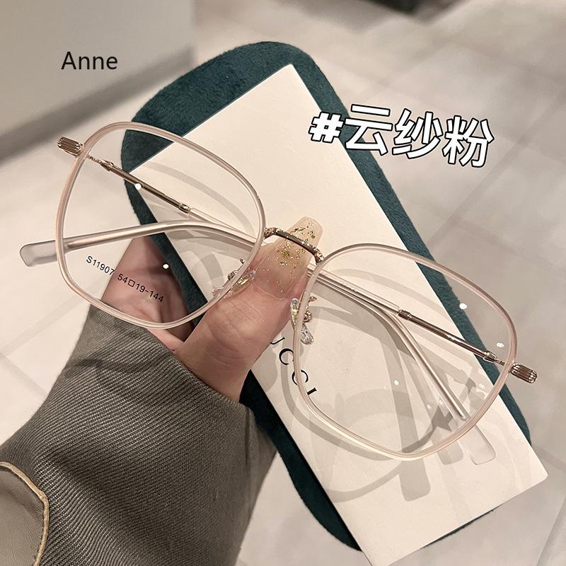Stylish Anti Blue Light Myopia Glasses Metal Nearsighted Shortsighted Myopic Eyeglasses For Women Men Diopters 0-6.0