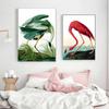 Leinwand Malerei Moderne Nordic Stil Landschaft Tier Poster und Drucke Flamingo Wand Bilder für Wohnzimmer Quadro Wohnkultur