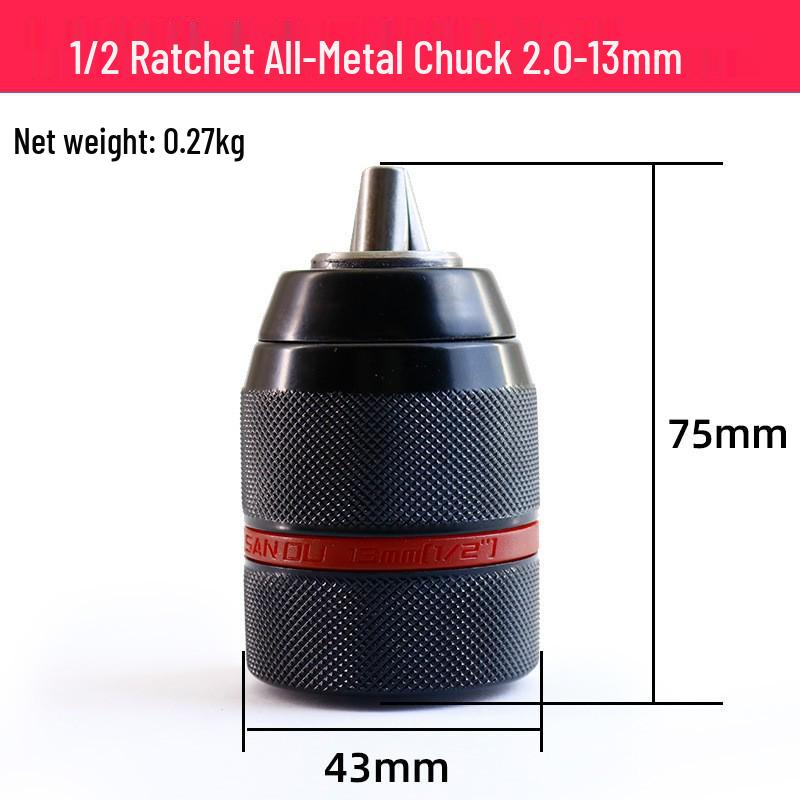 Three Gulls Drill Chuck Wrench: Light & Heavy Duty Hand and Bench Drill Press, 1-13mm.