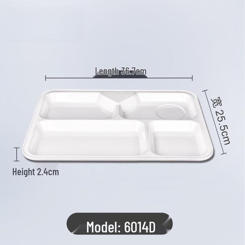 Wuhe Melamine Five-Compartment Bento Tray