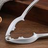 Multifunktionaler Nussknacker Aluminiumlegierung Material Nussknacker 2 Löcher Walnusszange für Pekannüsse Mandeln mit rutschfestem Griff