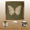 Antique Picture Frame Butterfly Paintings Wall Art Wall Hanging Decoration Wood Frame Easy Installation Home Accent