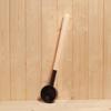Aluminum Sauna Ladle Sauna Accessory Wooden Handle Ladle