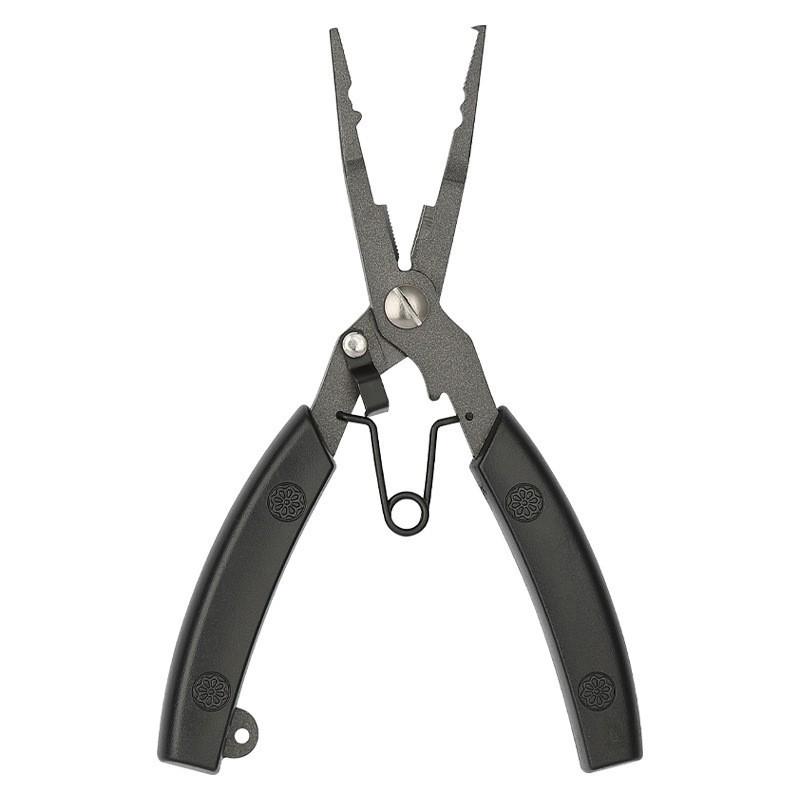 

New Steel Fishing Line Cutter Accessories Fishing Tool Split Ring Pliers Fishing Pliers Hook Remover Stainless Steel Line Cutter чёрный