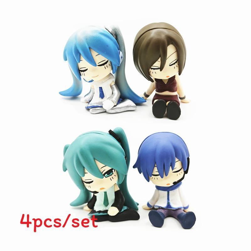 

Падающая Мику Хацунэ Спит Мультяшный Дизайн Игрушечная Фигурка Декор для Поклонников и Энтузиастов Bag2 Sleep Miku