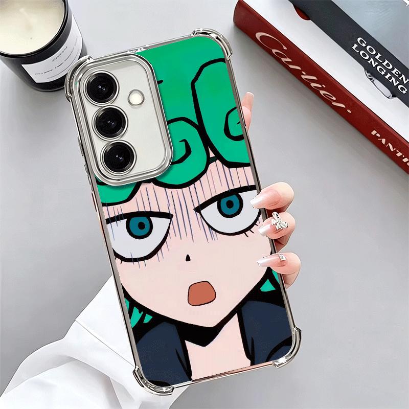 

One P-Punch-Mans Tatsumaki Soft Phone Case For Samsung A17 A27 A07 A37 A57 A16 A56 A15 A55 A14 A54 A13 A53 A26 A36 A25 A35 A24 A Samsung A17