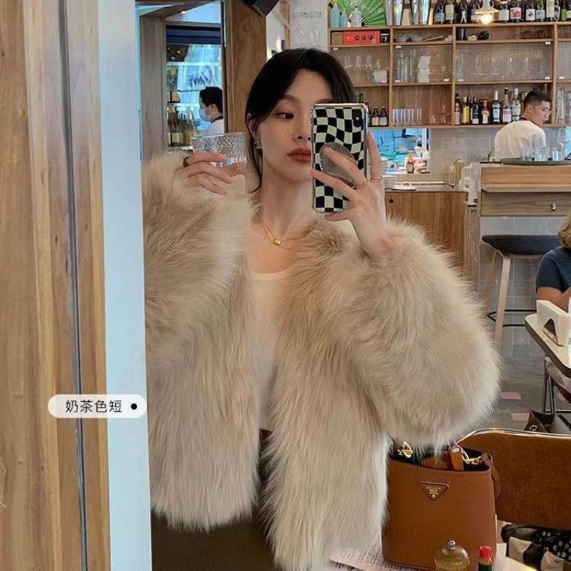 New Toka Imitation Fox Fur Light Fur Coat Women's Short Small Fur Fur Coat