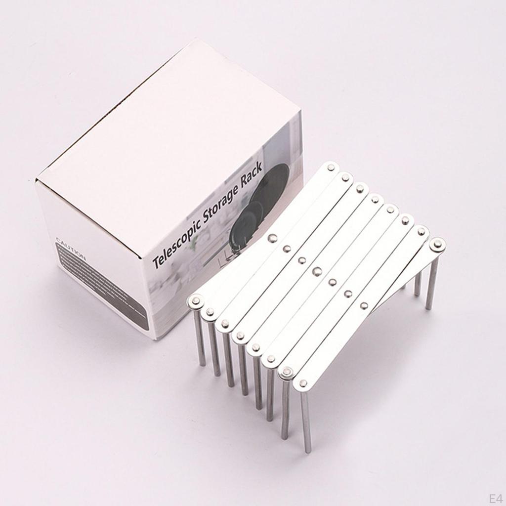 Dish Drainer Folding Sturdy Single Tier Easy Clean Kitchen Organizer Holder