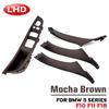 For BMW 5 Series F10 F11 F18 Inner Panel Pull Trim Cover Carbon Fiber RHD LHD Car Interior Door Handle Fit