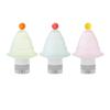 3Pcs 60/90ML Foldable Tree Bottle Leak Proof Reusable Facial Cream Lotion Sunscreen Silicone Storage Bottle Refillable Empty Toiletries Container