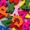 100 Stück gemischte AZ Alphabet Holzbuchstaben Knopf DIY Handwerk Nähen Scrapbooking