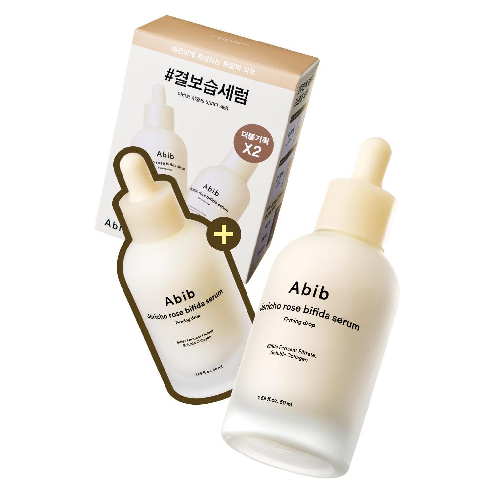 Abib Resurrection Plant Bifida Firming Drop Serum 50ml x2 Hydrating Elasticity Serum Set