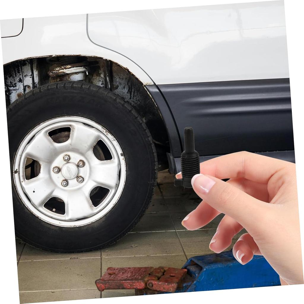 HEALLILY Vertical Jack Accessories Oil Return Valve Air Release Wire Oil Seal Beads Small Screw Plug for Hydraulic Jacks Car Repair