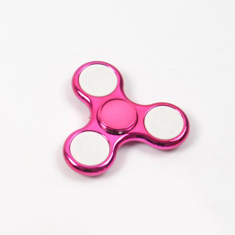 6colors Creative LED Light Luminous Fidget Spinner Changes Hand Spinner Golw In the Dark Stress Relief Toys For Kids
