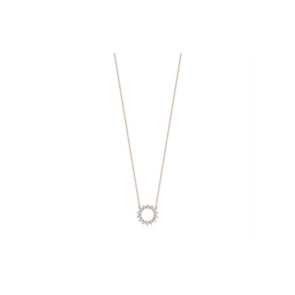 TIFFANY & CO. Necklaces Women's Rose Gold GRP11471