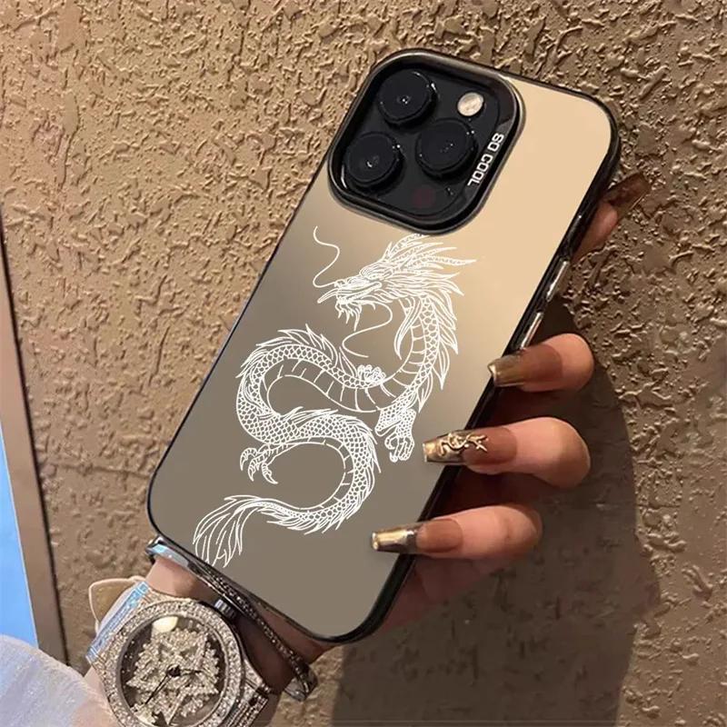 Luxury Cool Dragon Totem IMD Phone Case For  14 Cases  11 Lite 5G 13T 13 12T 12X 12 Poco X6 X5 F5 M6 Pro Hard Cover