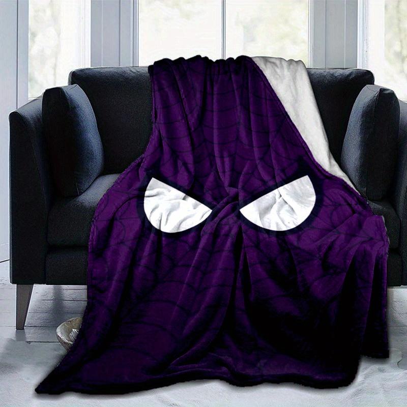 1pc Spider-Man Printing Blanket - Soft, All-Season Throw for Living Room, Bedroom,Personalized Gift with Adorable Cartoon Design
