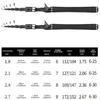 Fishing Rods Fishing Tackle Accessories Casting Travel Rod Telescopic Carbon Fishing Poles Portable Short Rods