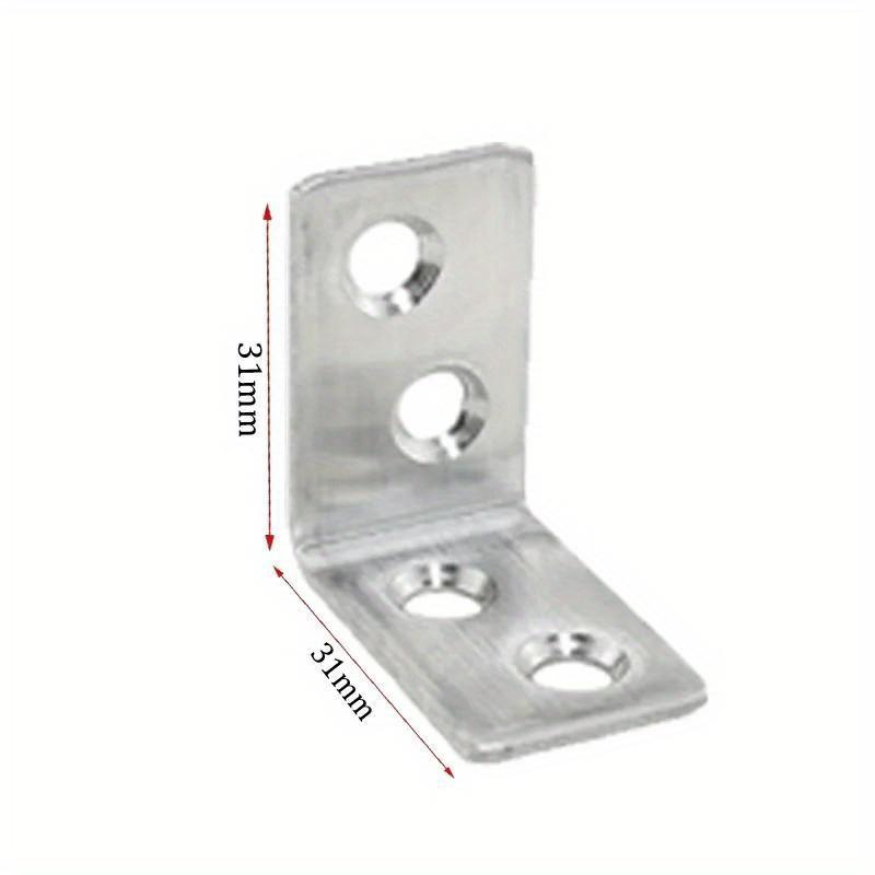 20 Buc. Colțare Colțare Oțel Inoxidabil Cod Colț 90 Grade Unghi Drept Cod Legătură Mobilier în Formă de L Masă de Bază