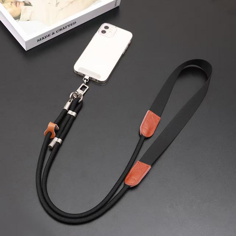 150Cm Adjustable Upgraded Widened Shoulder Mobile Phone Lanyard Camera Rope High-End Decompression Phone Hanging Rope