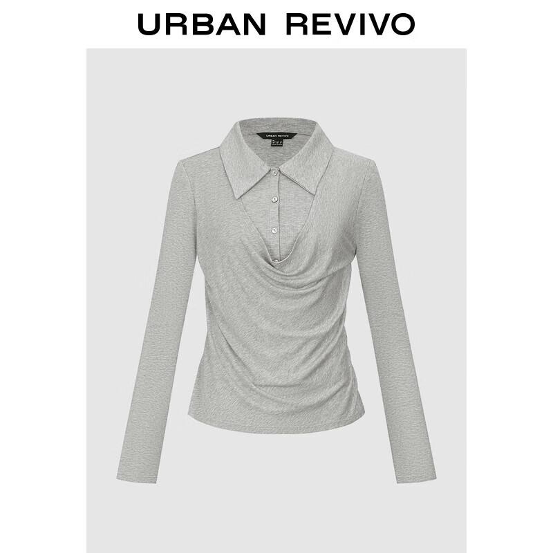 

UR Women s Faux Two-Piece Slim Fit Shirt S