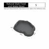 Stone Texture Reptile Feeder Bowl ABS Resin Feeding Bowl Dish New Water Dish Feeder  Pet Crawler