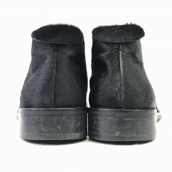 Joop! Italy Fur Chukka Boots Black 28.5-29.0 Dress Shoes Business(USED)