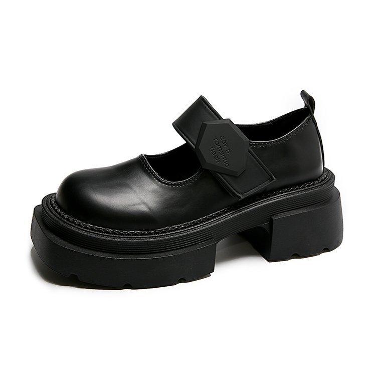 

Туфли Мэри Джейн Женские туфли в национальном стиле Женские туфли с юбками для увеличения высоты Туфли на платформе 40 чёрный