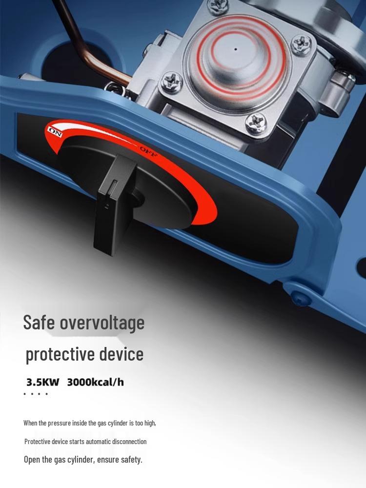 Portable Outdoor Gas Camping Stove with Magnetic Card Canister