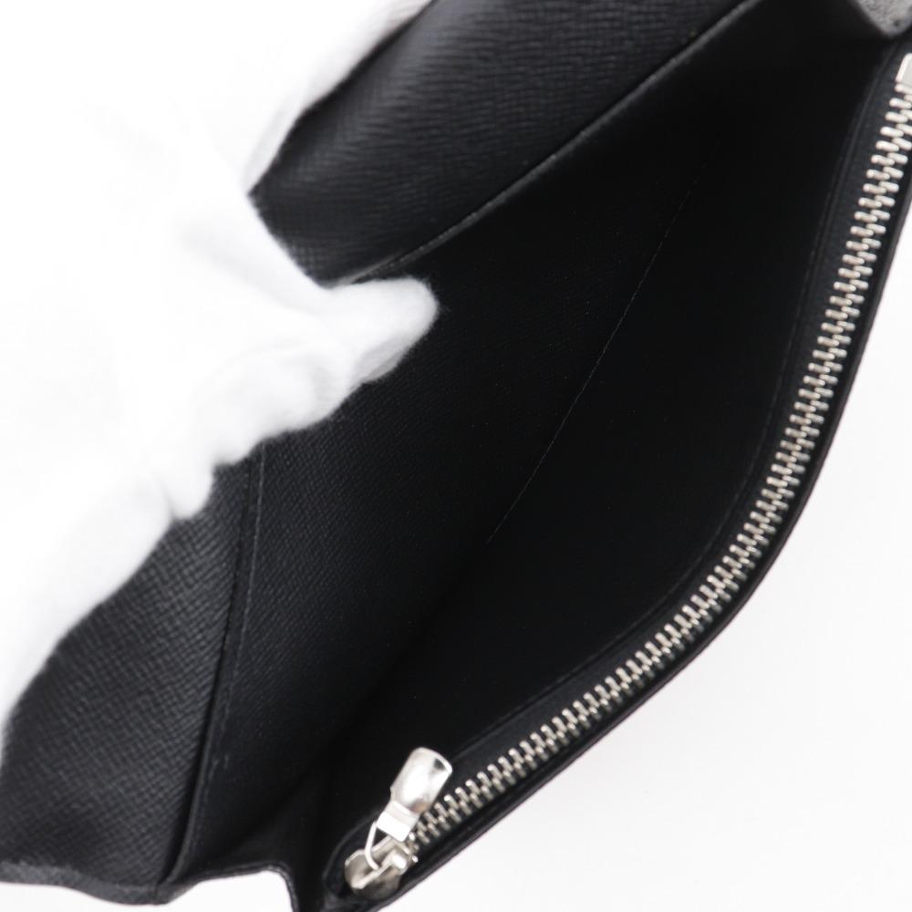 LOUIS VUITTON Brazza portefeuille Purse N62665 black Damier Grafitto Canvas mens Used