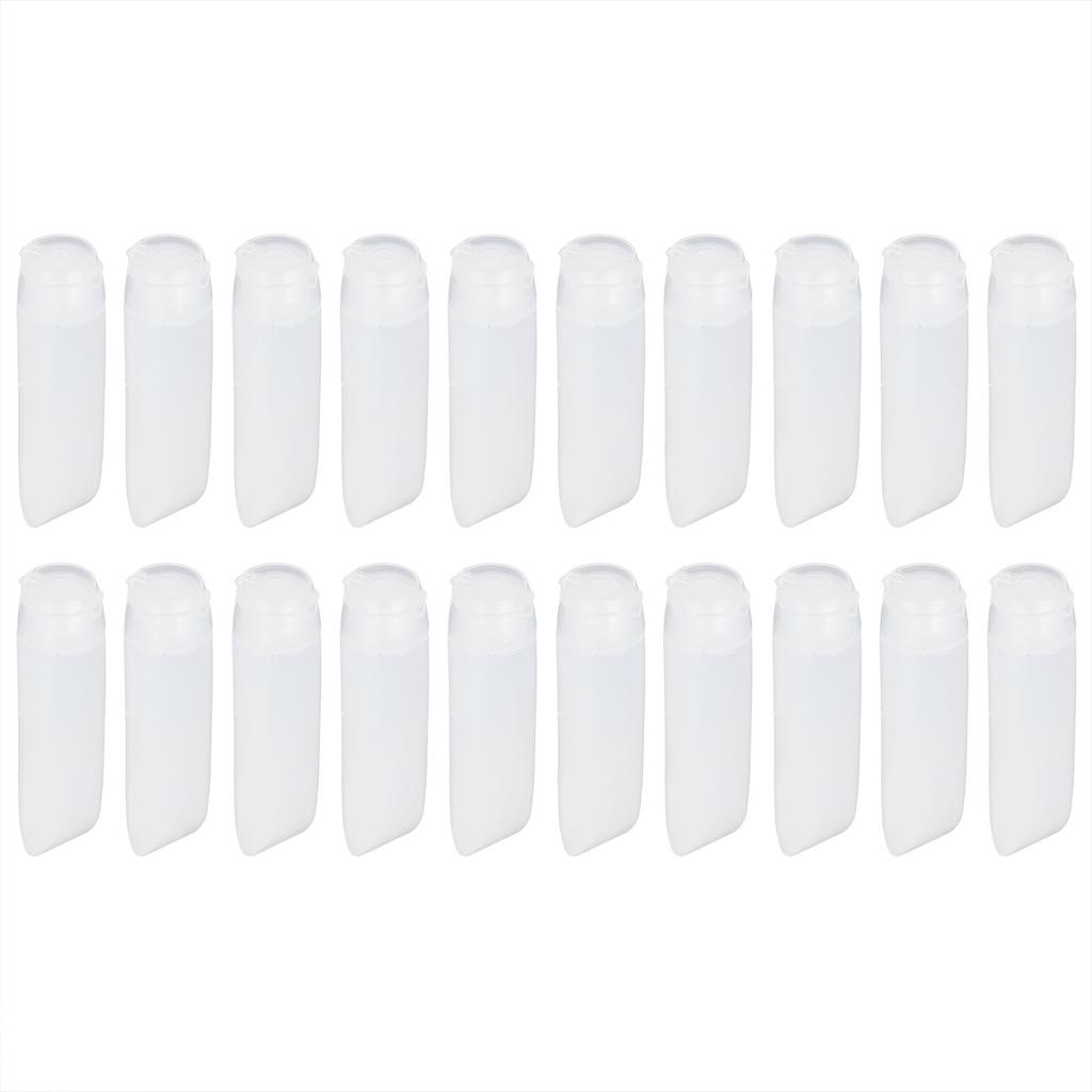 20Pcs Empty Cosmetic Tube Leakproof Refillable Shampoo Container Facial Cleanser Squeeze Bottle30ml