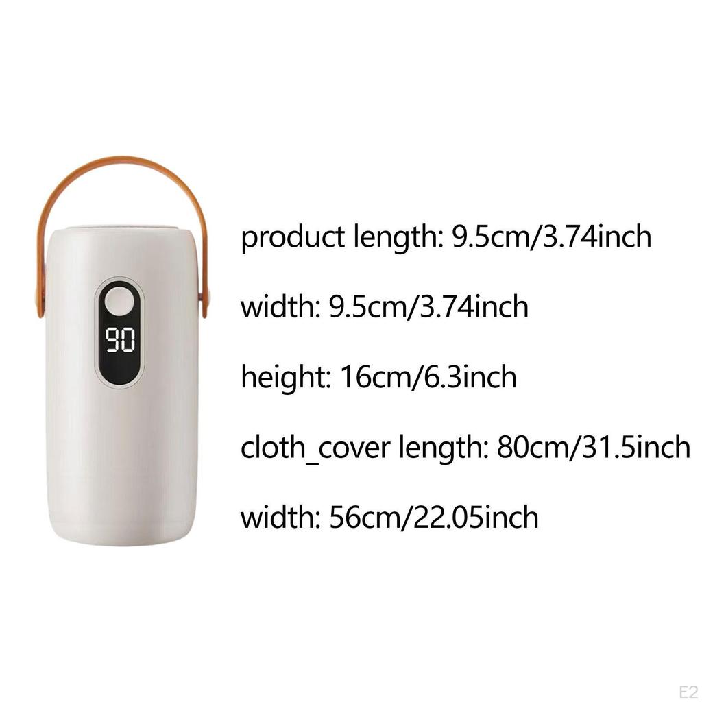 Portable Clothes Dryer Accessories White Smart Gifts Laundry Drying Rack Small for Studio Home