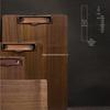 Black Walnut Wood A4 Menu Clipboard with Logo Printing for Restaurants and Art Display.