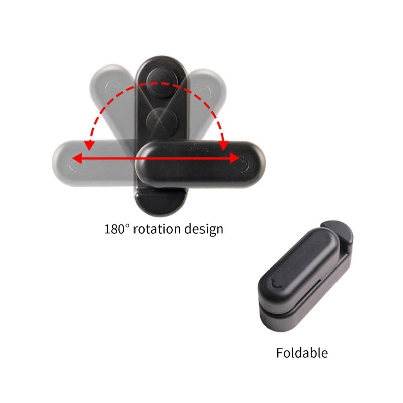 2Pcs Table Board Buckle Easy to Install Rotating Clamps for Campers Furniture with Thickened Support Structure