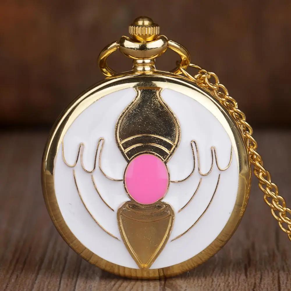 10pcs/lot Wholesale Fashion Design Movie Theme Quartz Pocket Watch with Chain Men Women Kids Necklace Pendant Clock Watch Gifts