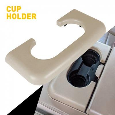 Beige Center Console Cup Holder For Pad 1999~2010 Ford F250 F350 F450 Super Duty