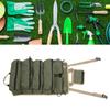 Oxford Cloth Roll Up Tool Bag Separate Pockets Portable Tool Storage Bag  Gardening