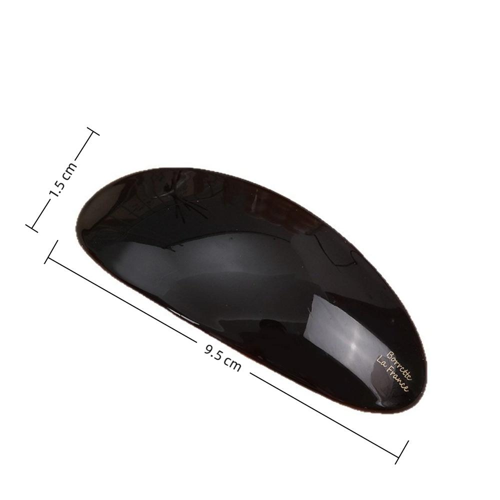 Oval Spring Clip Gold Label Straight Clip Fashionable Ponytail Clip  Women